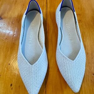 Rothy's Women's White Flats